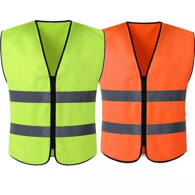 SJV002  High Visibility Polyester Safety Vest Black Red Reflective vest Custom High Quality Reflective Vests