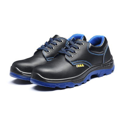 SJH06 Made in China Working Safety Shoes High Quality Cowhide Sandwich Mesh Safety Shoes