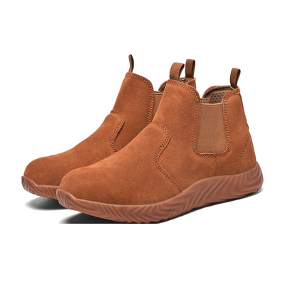 SJH10 Construction Site Manufacturing Breathable Gentle Beef Tendon Sole Welder Safety Shoes