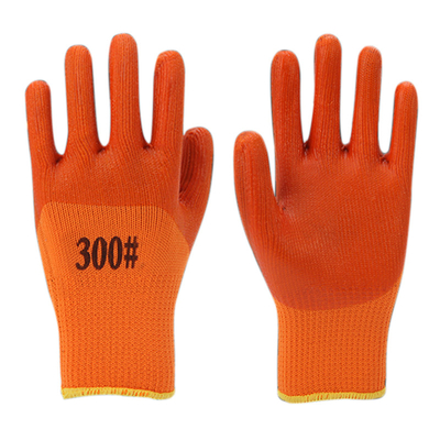 SJS300 Construction Mechanical Safety PVC Coated Thick Working Gloves