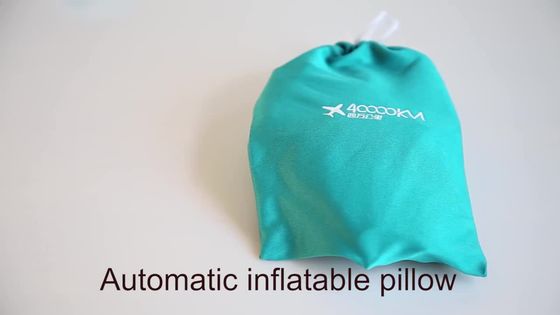 Portable Folding Inflatable Travel Pillow press  Air Filled Inflatable Travel Neck U-Shaped Pillow for Adult